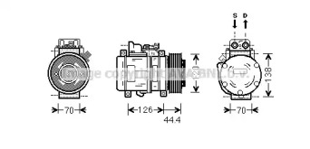 Компрессор AVA QUALITY COOLING MSK558