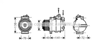 Компрессор AVA QUALITY COOLING MSK560