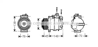 Компрессор AVA QUALITY COOLING MSK561