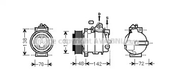 Компрессор AVA QUALITY COOLING MSK567