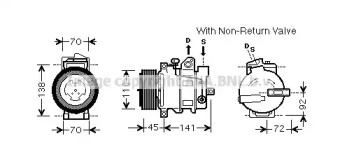 Компрессор AVA QUALITY COOLING MSK569