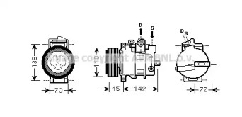 Компрессор AVA QUALITY COOLING MSK570