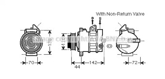 Компрессор AVA QUALITY COOLING MSK573