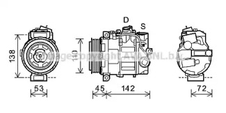 Компрессор AVA QUALITY COOLING MSK577