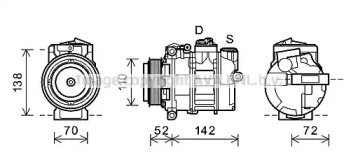 Компрессор AVA QUALITY COOLING MSK588