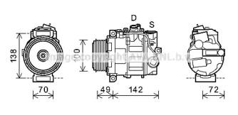 Компрессор AVA QUALITY COOLING MSK602