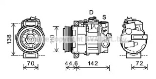 Компрессор AVA QUALITY COOLING MSK611