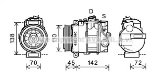 Компрессор AVA QUALITY COOLING MSK614