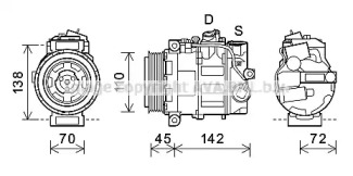 Компрессор AVA QUALITY COOLING MSK636