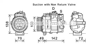 Компрессор AVA QUALITY COOLING MSK638