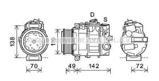 Компрессор AVA QUALITY COOLING MSK644