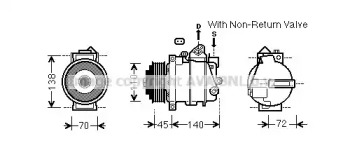 Компрессор AVA QUALITY COOLING MSK672