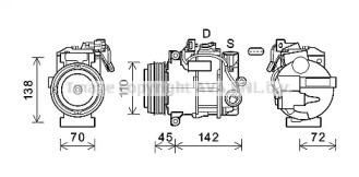 Компрессор AVA QUALITY COOLING MSK676