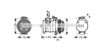 Компрессор AVA QUALITY COOLING MSK681