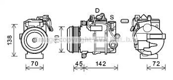 Компрессор AVA QUALITY COOLING MSK683