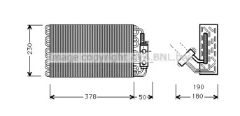 Испаритель, кондиционер AVA QUALITY COOLING MSV001