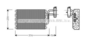 Испаритель, кондиционер AVA QUALITY COOLING MSV002