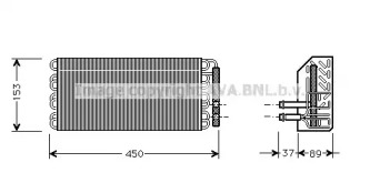 Испаритель, кондиционер AVA QUALITY COOLING MSV009