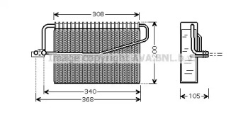 Испаритель, кондиционер AVA QUALITY COOLING MSV381