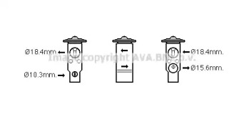 Клапан AVA QUALITY COOLING MT1257