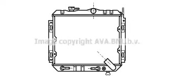 Радиатор, охлаждение двигателя AVA QUALITY COOLING MT2041