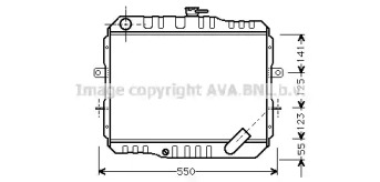 Теплообменник AVA QUALITY COOLING MT2061