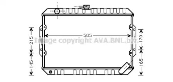 Теплообменник AVA QUALITY COOLING MT2066