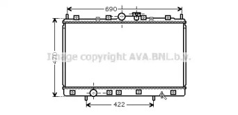 Теплообменник AVA QUALITY COOLING MT2208