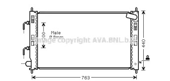 Теплообменник AVA QUALITY COOLING MT2240