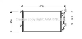 Конденсатор AVA QUALITY COOLING MT5154