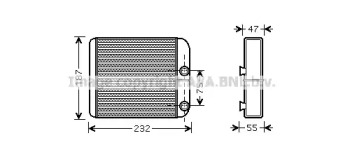 Теплообменник AVA QUALITY COOLING MT6186