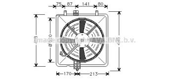 Вентилятор AVA QUALITY COOLING MT7502