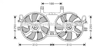 Вентилятор AVA QUALITY COOLING MT7512