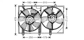 Вентилятор AVA QUALITY COOLING MT7523