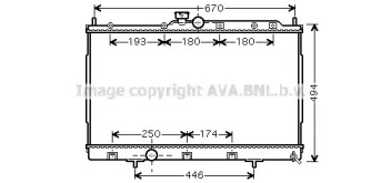 Теплообменник AVA QUALITY COOLING MTA2183