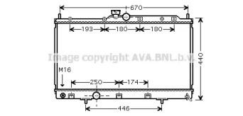 Теплообменник AVA QUALITY COOLING MTA2198