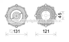 Сцепление AVA QUALITY COOLING MTC223