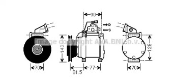 Компрессор AVA QUALITY COOLING MTK216