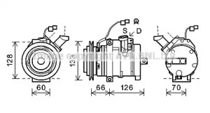 Компрессор AVA QUALITY COOLING MTK228