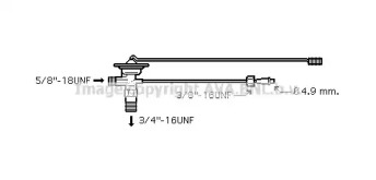 Клапан AVA QUALITY COOLING MZ1174