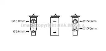 Клапан AVA QUALITY COOLING MZ1257