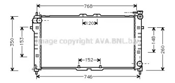 Теплообменник AVA QUALITY COOLING MZ2027