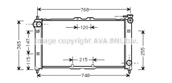 Теплообменник AVA QUALITY COOLING MZ2072