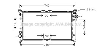 Теплообменник AVA QUALITY COOLING MZ2136