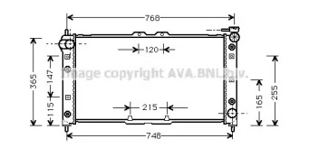 Теплообменник AVA QUALITY COOLING MZ2137