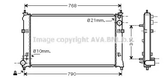 Теплообменник AVA QUALITY COOLING MZ2182