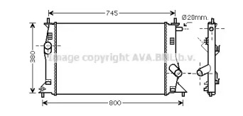 Теплообменник AVA QUALITY COOLING MZ2183