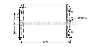 Теплообменник AVA QUALITY COOLING MZ2206