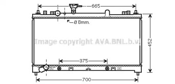 Теплообменник AVA QUALITY COOLING MZ2220