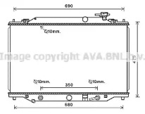 Теплообменник AVA QUALITY COOLING MZ2274